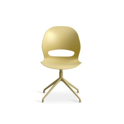 Linea Mustard Spisebordsstol med Mustard drejestel