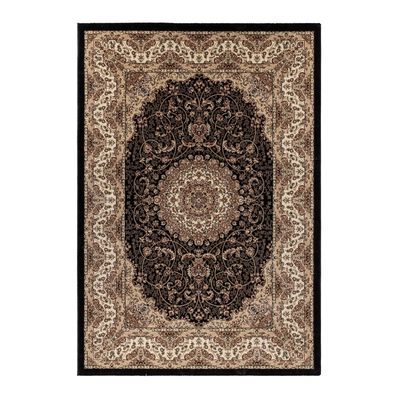 Kashmir tæppe - Sort - 200X290