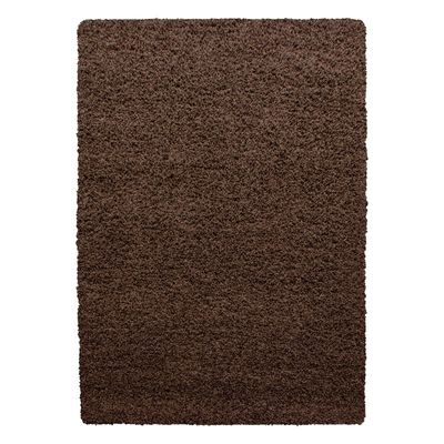Life 1500 tæppe - Brun - 80X80 (Rundt)