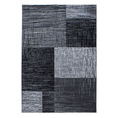 Plus 8001 tæppe - Sort - 80X150