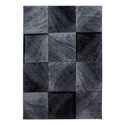 Plus 8003 tæppe - Sort - 200X290