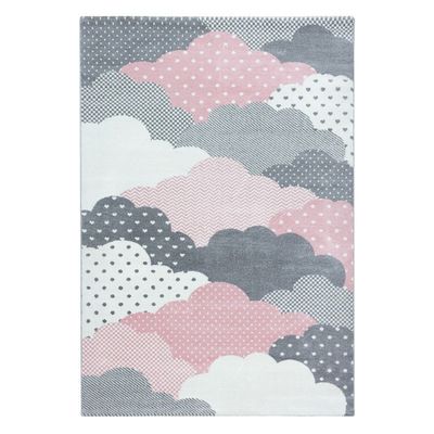Bambi 820 børnetæppe - Pink - 120X120 (Rundt)