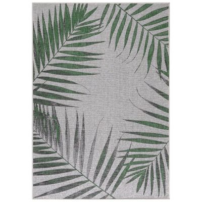 Sunny Udendørs Tæppeløber Palme - Grøn - 80x150 (Løber)