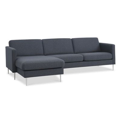 Ask vendbar Chaiselongsofa navyblå