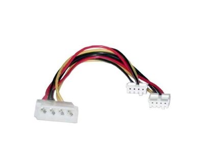 8Ware Molex Power Splitter Cable Connector Extension Cord 30cm Female to Male