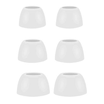 Ãrepuder 6-pak til Jabra Elite 4 Active - Hvid