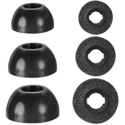 Ãrepuder Foam 6-pak til Jabra Elite 75t - Sort