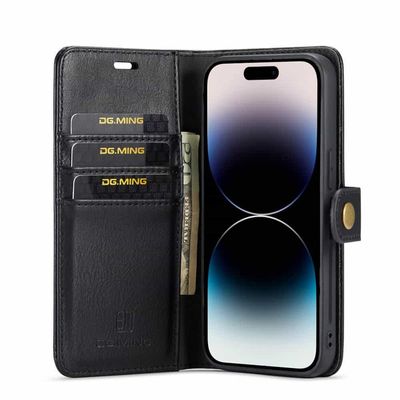 Lommeboketui DG-Ming 2i1 til Apple iPhone 15 Pro Max - Svart