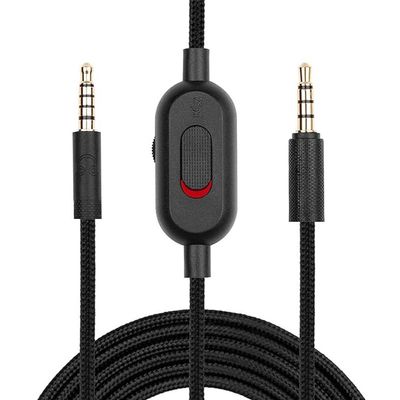 Hovedtelefon lydkabel med lydstyrkefunktion til Logitech G Pro X