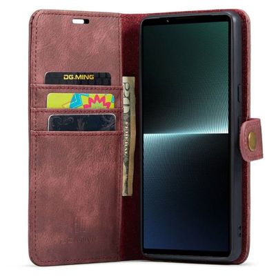 Wallet DG-Ming 2i1 til Sony Xperia 1 VI - Rød
