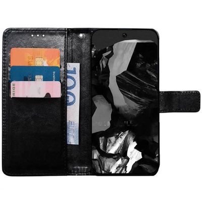 Lommebokdeksel 3-kort til Google Pixel 9 Pro XL - Svart