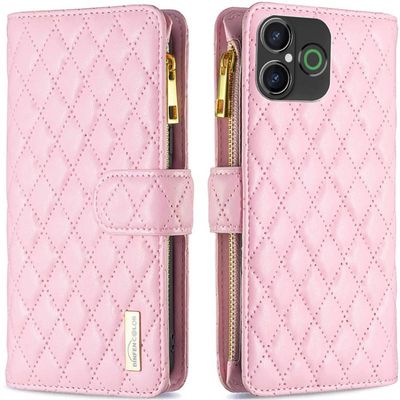 Rhombus lommebokdeksel 9-kort til Doro Aurora A31 - Blush pink