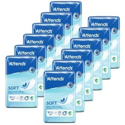 Attends® Soft 1 Mini Inkontinenzeinlagen Einlagen 240 St Unisex