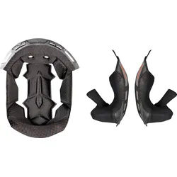 LS2 FF805 Innenfutter, schwarz, Größe S für Männer