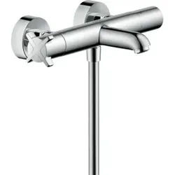 hansgrohe Wannen-Thermostat Axor Citterio E AP, Ausl. 177mm, 2 Verbraucher, chrom