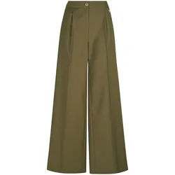 Le pantalon Wide Fit style tendance Laura Biagiotti Roma vert
