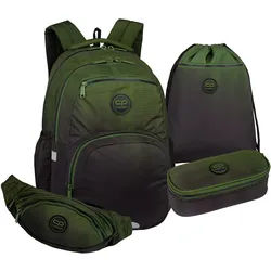 CoolPack Pick 17" 4tlg.Set Rucksack Grass