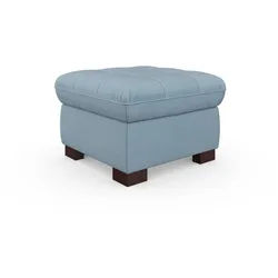sit&more Hocker Luxor, auch erhältlich in dem besonders leicht mit Wasser zu reinigen blau