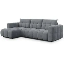 ECKSOFA CLOUDI 4-Sitzer links, dunkelgrau