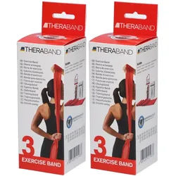 TheraBand® Übungsband mittel rot 2,5 m in Tasche