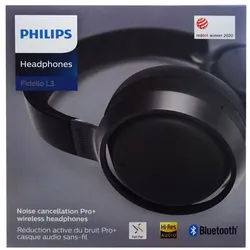 Philips Philips L3/00 Fidelio Kopfhörer kabellos Bluetooth Over Ear schwarz wireless Kopfhörer