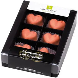 Greendoor Geschenk Set Badepralinen Pink Grapefruit 60 g