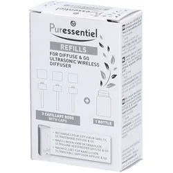 Puressentiel Diffuse & Go Recharges 3 Stäbe + 1 Flakon