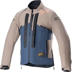 Alpinestars Techdura Motocross Jacke, blau-braun, Größe XL für Männer