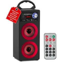 McGrey BS-20 Beachside Bluetooth Lautsprecher Rot