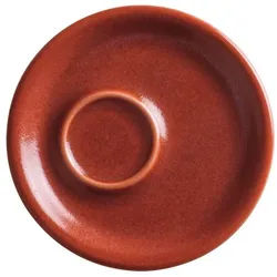 KAHLA Untertasse Homestyle Espressountertasse 11,7 cm, (1 St), Handglasiert, Made in Germany rot