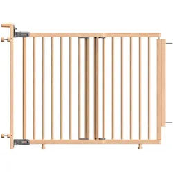 Baby Dan Treppenschutzgitter , Naturfarben , Holz , Buche , massiv , 114x80.5 cm , Fsc, Made in EU, Europäischer Sicherheitsstandard , Verlängerung inklusive , Babysicherheit, Treppenschutzgitter