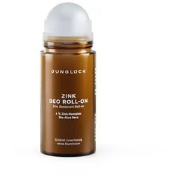 JUNGLÜCK Deo-Roller Zink Deo Roll-On - ohne Aluminium, 1-tlg., Angenehme Frische und sanfte Pflege für die Achseln