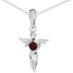 OSTSEE-SCHMUCK Kette mit Anhänger Ostsee-Schmuck Kette mit Anhänger kleine Elfe (2-tlg) silberfarben 45 cm