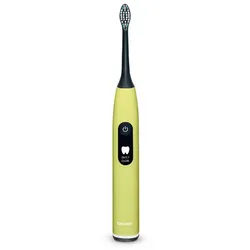 BEURER Elektrische Zahnbürste BEURER SC 50 Green Planet Splashy Lemon Schallzahnbürste (Leistungs...