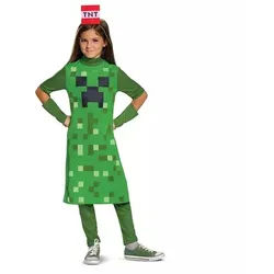 Minecraft: Creeper-Mädchen-Kostüm - Größe M