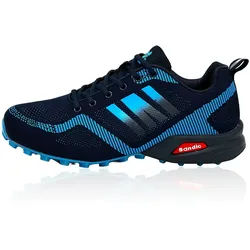 Nowaland Bequeme und Funktionale Outdoor-Schuhe Freizeitschuhe Sneaker blau 46 EU