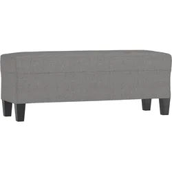 vidaXL Sitzbank Dunkelgrau 100x35x41 cm Stoff