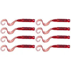 Savage Gear Kunstköder Savage Gear Pro Grup Gummijigs - ver. Längen - 8 Stück - Raubfisch, Tolle Farben rot 6,5 cm