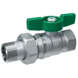 Giacomini Kugelhahn mit Verschraubung 1/2'' IG x 1/2'' AG - DVGW