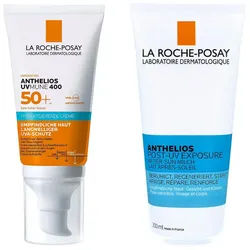 Anthelios Hydra. Creme Uvmune 400 + Anthelios After-Sun Milch