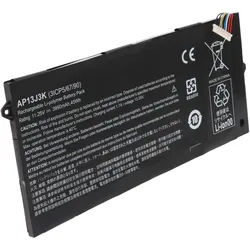 Akku passend für ACER Chromebook 11 C720, C740, Li-Polymer, 11,4V, 3920mAh, 44,7Wh 232,7 x 96,5 x 6,0mm
