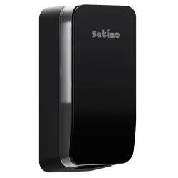 Satino Clean&Care Sensorspender, 1000 ml, SF1 kompatibel, Effizienter Spender für Seifen und Handdesinfektionsmittel, Farbe: schwarz