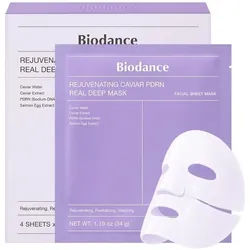 Biodance Rejuvenating Caviar PDRN Real Deep Mask (Box 4 Masken) (4 Stk.)