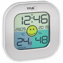 TFA Digitales Thermo-Hygrometer Fun, 30.5050.54, silber
