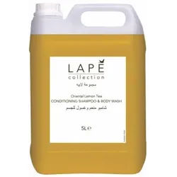 LAPE Collection Shampoo & Body Wash, Oriental Lemon Tea, Milde Haarpflegekomponenten für ein sanftes Waschen der Haare, 5 Liter - Kanister