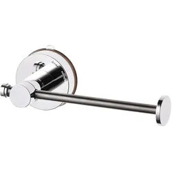 Sadena Toilettenpapierhalter , Chromfarben , Metall, Kunststoff , 17.8x6.5x7.4 cm , Badezimmer, WC Ausstattung, Toilettenpapierhalter