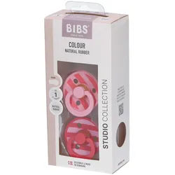 Bibs Studio Farbe 2 Pack Block - Baby Rosa | +0 mois