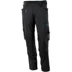 Mascot Hose mit Knietaschen, Stretchstoff Hose Größe 82C50, schwarz