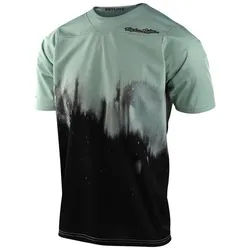 Troy Lee Designs Skyline SS Jersey Youth Diffuze L - Smoke Green / Black