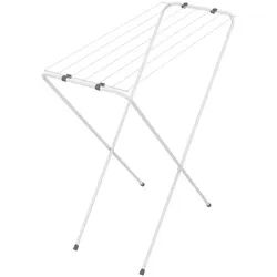 Urban Living Wäscheständer Wäschetrockner 6 Meter Wäscheleine, 89,5 x 34 x 83,5 cm klappbarer Wäsche-Ständer weiß